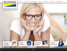 Tablet Screenshot of neuphone.de